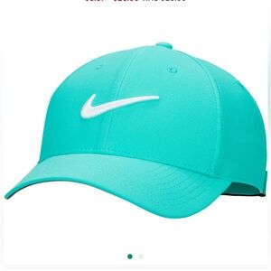 Nike Men’s Dri-Fit Club Structured Swoosh Hat In Clear Jade New With Tags